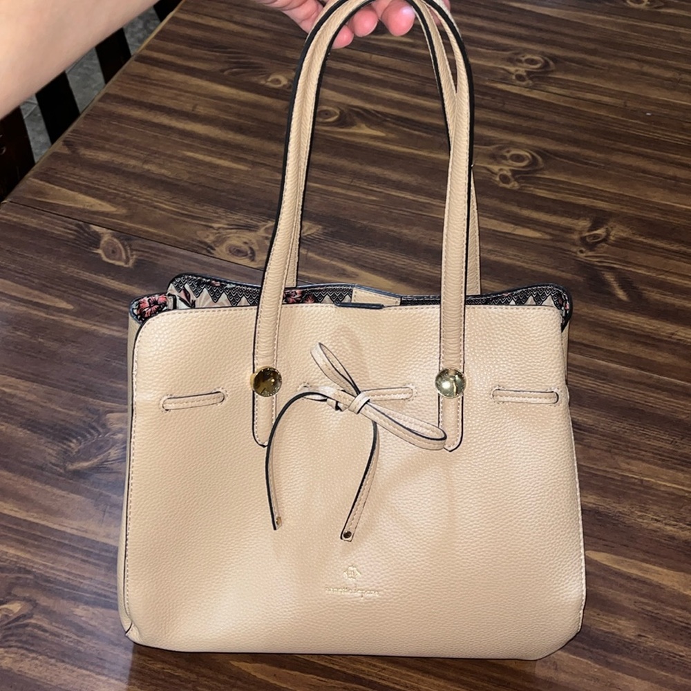 Nanette Lepore cream tote
